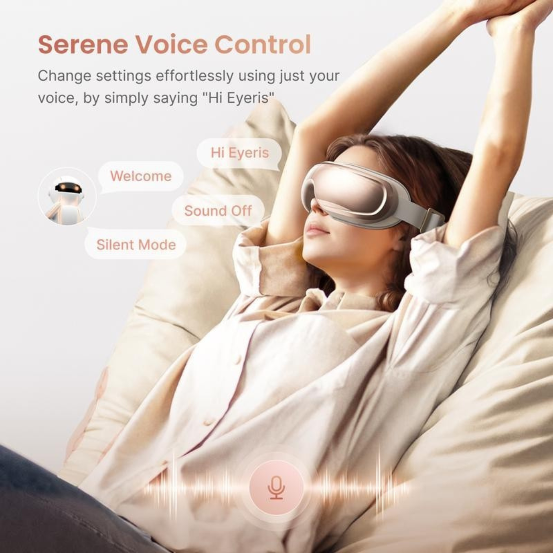 VENTRAKX Eyeris – Heated & Cooling Eye Massager for Deep Relaxation